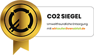 CO2 Siegel - Umweltfreundliche Entsorgung mit wirkaufenihrenabfall.de