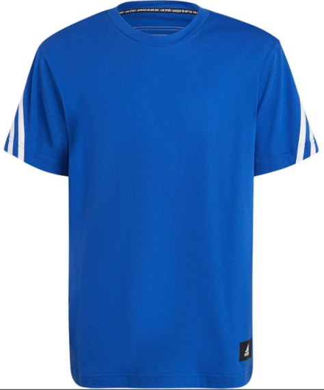 ADIDAS Adidas T Shirt Herren blau weiß B 3S Tee