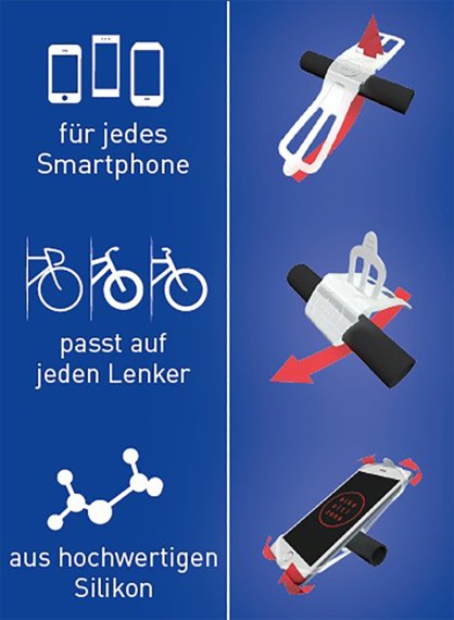 CYTEC Fahrrad-Tasche Smartphonehalter mit