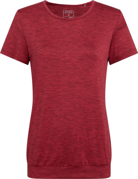 ENERGETICS Damen T-Shirt Jewel SS W 906 MELANGE/RED WINE/RED