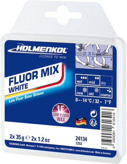 HOLMENKOL Fluormix White 2x 35g