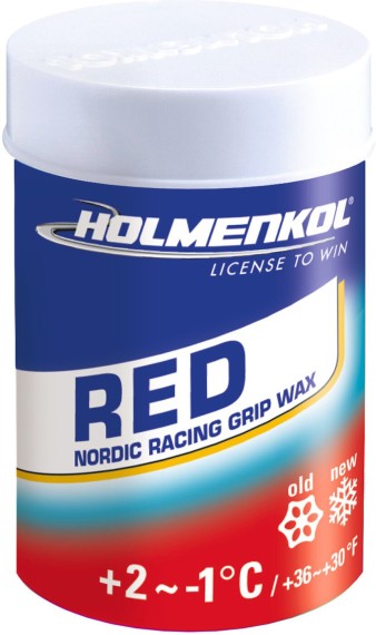 HOLMENKOL Grip Red +2°C/-1°C  45 g