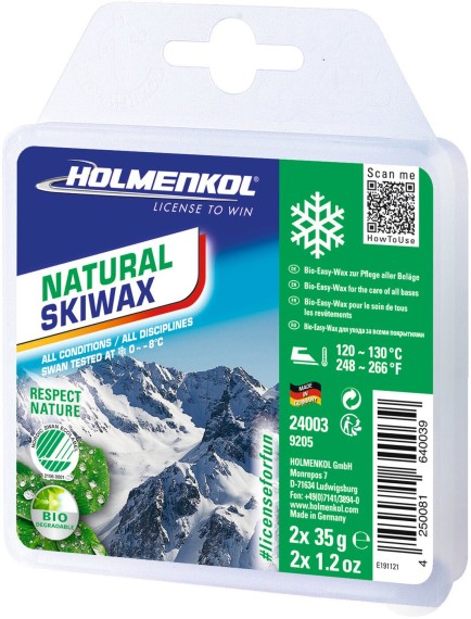 HOLMENKOL NATURAL SKIWAX 2X35 G