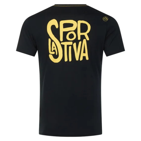 La Sportiva Back Logo T-Shirt M Black Black