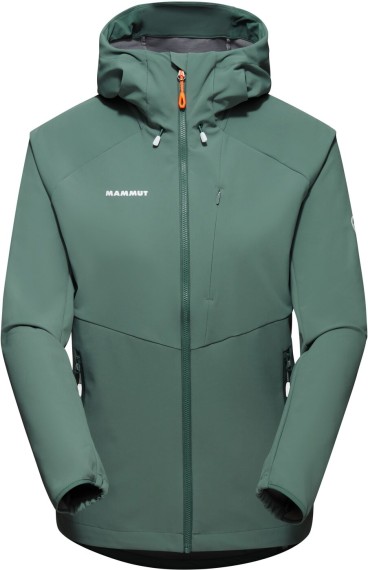 MAMMUT Ultimate Comfort SO Hooded Jacket W 40236 dark jade
