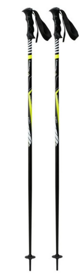 Tecno Pro Erwachsenen Ski-Stock Skistock RUSH II schwarz gelb weiss 