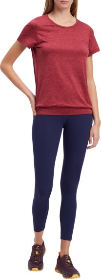 Damen T-Shirt Jewel SS W 906 MELANGE/RED WINE/RED