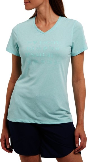 Damen T-Shirt Kammo W BLAU/BLAU/ORANGE
