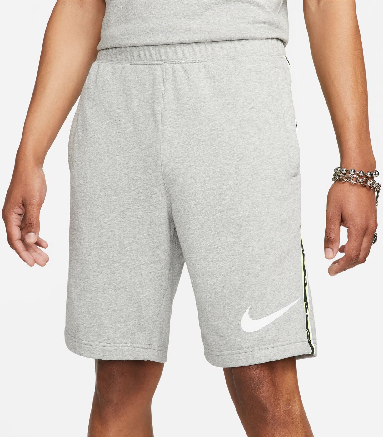 White and grey nike shorts best sale