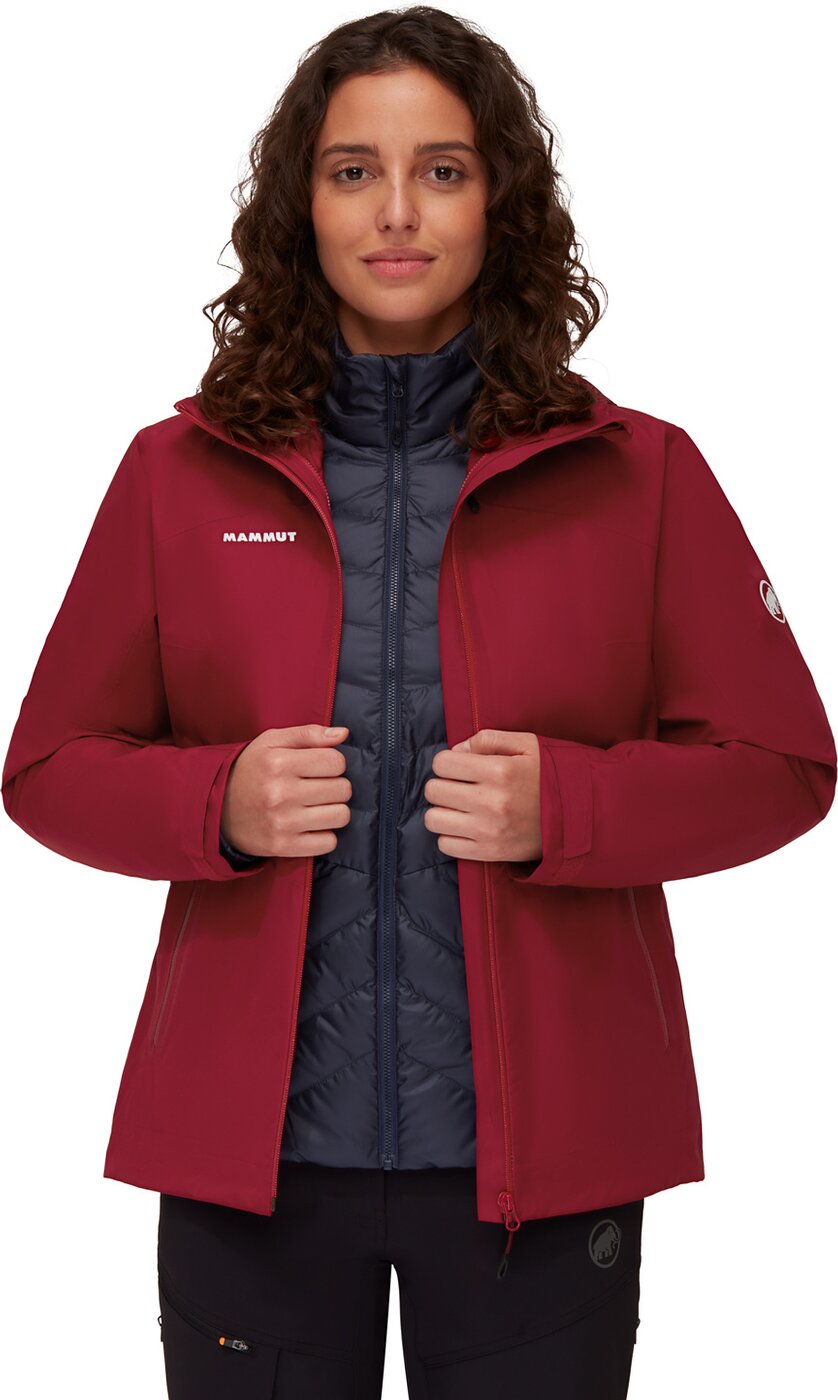 MAMMUT Convey 3 in 1 HS Hooded Jacket Wome 3719 blood red-marine online  kaufen